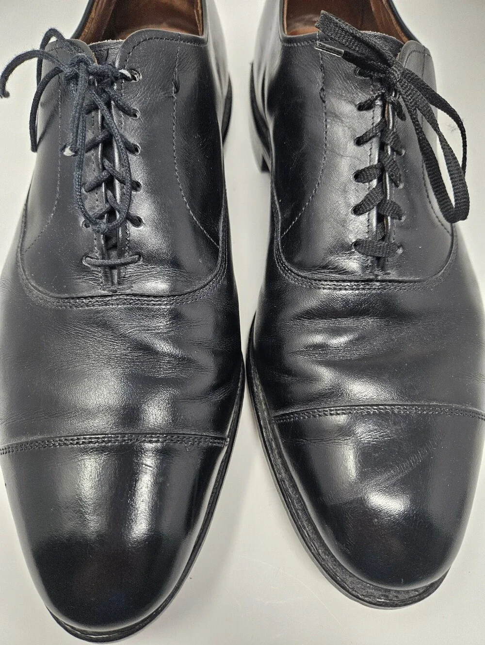 Allen Edmonds Park Avenue Cap Toe Leather Lace Up Oxfords Dress Shoes Men's 10.5